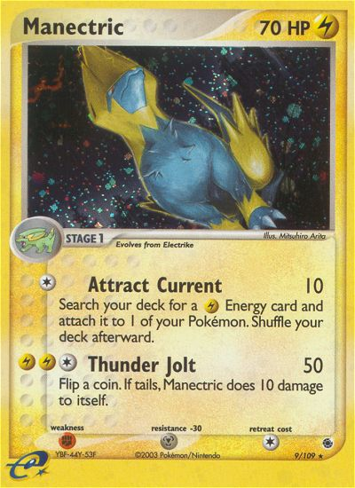 EX Ruby&Sapphire Holo Manectric #9/109